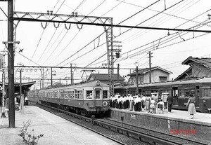 【鉄道写真】南海電鉄泉大津駅（モハ1557急行なると） [5101838]