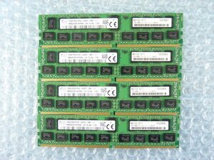 1PEK//16GB 4枚セット計64GB DDR4 19200 PC4-2400T-RB1 Registered RDIMM 2Rx4 HMA42GR7AFR4N-UH N8102-677//NEC Express5800/R120g-1E取外