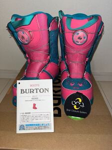 BURTON GROM BOAPINK / TEALROSE / SARCELLEYOUTH 12cm BURTON スノーボードブーツ バートン