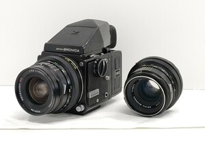 ZENZA BRONICA ETR ゼンザブロニカ ZENZANON MC 1:2.8 f=50mm 75mm レンズ付き