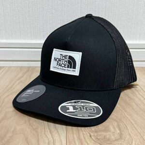 1円 新品 ノースフェイスキャップ メンズ ロゴCAP 帽子 トラッカー キャップ 黒 アウトドア ブランド 海外限定 