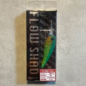 ジャクソン クオン フローシャッド0 CCH クリスタルチャート Jackson Qu-on FLOW SHAD ZERO 5g 56mm