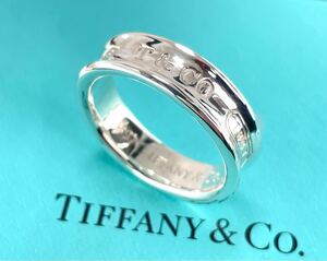 ★美品★TIFFANY & Co. ティファニィーリング・シルバー925 刻印 17号〜18号