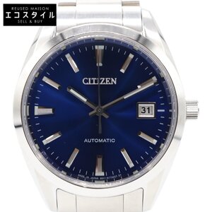 美品 CITIZEN シチズン CITIZEN COLLECTION シチズンコレクション NB1050-59L 9011 デイト シースルーバック 自動巻き 腕時計 シルバー