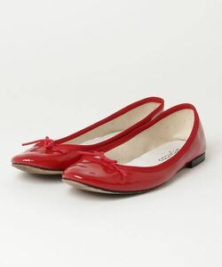 「Repetto」 バレエシューズ 37.5 レッド レディース