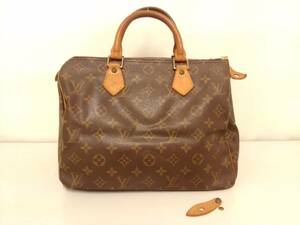 LOUIS VUITTON ルイヴィトン モノグラムライン スピーディ30 M41526 ミニボストンバッグ/ハンドバッグ/本革レザー×PVC/05AK052501-8