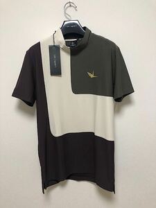 新品即決★1PIU1UGUALE3 GOLF定価3.4万円クレイジーモックネックTシャツⅣ