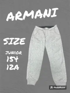 ARMANI ズボン　154cm 12A　メンズ　グレー　ジュニア　パンツ