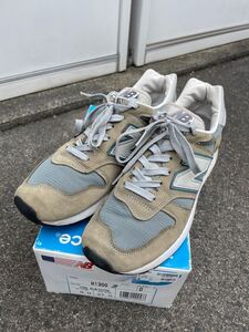  M1300jp size9 27cm ニューバランス スニーカー シューズ newbalance グレー 復刻 ビンテージ レザー 990bb6 990v6 990v5 限定 993 992