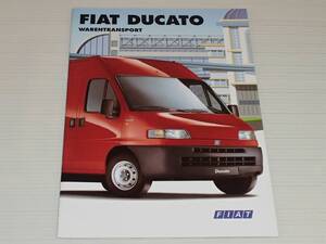 【カタログのみ】フィアット　DUCATO　デュカート　WARENTRANSPORT　1997