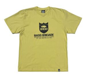 即決 未使用 バスブリゲード BRDG クラシックロゴTシャツ Sサイズ LEMON レモン SPTE44