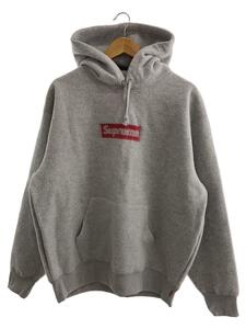 Supreme◆23SS/Inside Out Box Logo Hooded Sweatshirt/パーカー/M/コットン/グレー