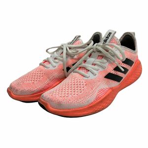 C120 adidas アディダス レディース スニーカー US6 23cm ホワイト オレンジ メッシュ