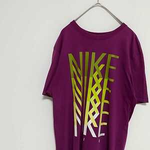 NIKE 半袖 Tシャツ 連ロゴ ストリート スポーツ ビッグロゴ