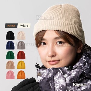 ニットキャップ ニット帽 帽子 キャップ スノーボード スキー ビーニー メンズ レディース アウトドア 雪山 登山 防寒 冬用品 無地 白