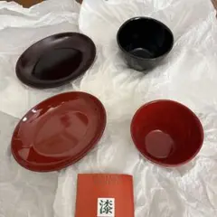 【Urushi】【Echizen】越前漆器 赤と黒