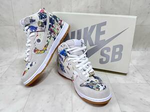 【新品】Supreme シュプリーム × NIKE ナイキ【SB DUNK HIGH OG QS FD8779-100】エスビー ダンク ハイ オージー 28.5cm 黒タグ