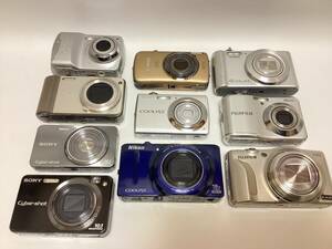 ★ デジタルカメラ デジカメ Nikon CASIO SONY Canon FUJIFILM PENTAX 10台まとめて ★