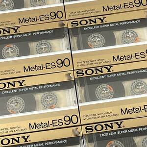 1円【未使用品】SONY カセットテープ Metal-ES90 8本 ソニー メタルテープ 24E 北TO2