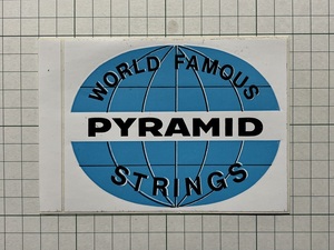 PYRAMID STRINGS ピラミッド ストリングス ギター ベース 弦 楽器 ステッカー デカール +Ad