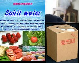 送料無料 弱酸性次亜塩素酸水 400ppm 4L ノロウイルス インフルエンザ コロナウイルス予防に