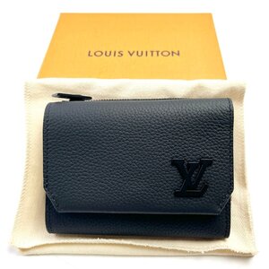 rm) LOUIS VUITTON ルイヴィトン LVアエログラム ポルトフォイユ・パイロット 3つ折り財布 M81740 外箱付属 RFID確認〇 中古美品 ブランド