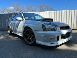 平成15年 インプレッサWRX 2.0 WRX STI 4WD 機械式LSD APキャリパー前後 アラゴ