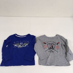 送料無料★TOMMY HILFIGER トミーヒルフィガー★長袖Tシャツ　2点セット　2T 男の子キッズ　子供#60622sj92