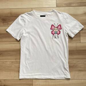 【送料無料】VALENTINO TKY バタフライ Tシャツ キッズ 130 ヴァレンティノ ロゴ