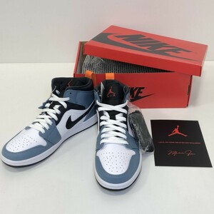 07w2409★1円~ NIKE AIR JORDAN 1 x FACETASM MID ナイキ エアジョーダン1 ファセッタズム WHITE/NAVY 27cm CU2802-100 中古品