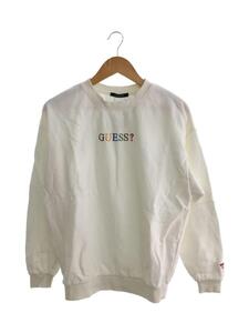 GUESS◆スウェット/XXS/コットン/WHT/MI4K8132FR