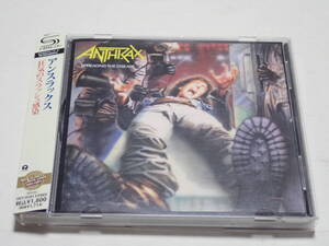 ★SHM-CD★アンスラックス★狂気のスラッシュ感染★ANTHRAX★SPREADING THE DISEASE★帯付、国内盤★UICY-25101★