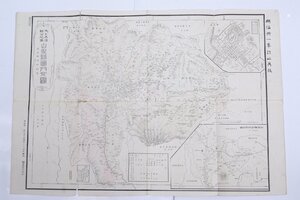 山梨県管内全図 [大日本管轄分地図] 改正新市町村名 陸里二十一万分之一　清水常太郎　明治31年訂正再版＊Tr.88