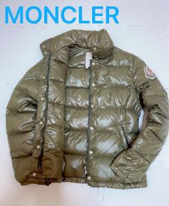 MONCLER モンクレール 人気ダウンジャケット 美品カーキ S 