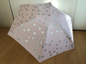 ☆送料無料☆新品☆ジルスチュアート/折りたたみ傘雨傘/さくらんぼラメピンク