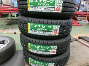 ４本セット.NEWエナセ－ブ.溝深■ＥＣ204　165/60Ｒ15 スズキ.ハスラ－.クロスビ－ KEIギヤ.トレッドパタ－ン内/外.非対称　パタ－ン採用