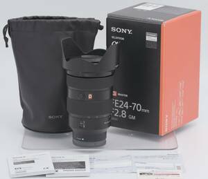 SEL2470GM ソニー フルサイズ対応Eマウント　GMレンズ　FE 24-70mm F2.8 GM ☆☆☆超美品☆☆☆　とても大事に防湿庫保管！