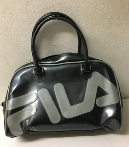 ◆FILA フィラ エナメル ミニ ジムバッグ BAG 使用感あり