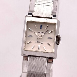 【稼働】RADO ラドー mirage カットガラス 手巻き レディース腕時計 12-73-F