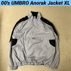 00s Y2K Tech UMBRO 中綿 アノラック ジャケット プルオーバー