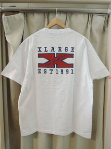 X-LARGE エクストララージ XLARGE X LOGO S/S TEE Lサイズ ホワイト 2024 最新人気品 送料\230~　