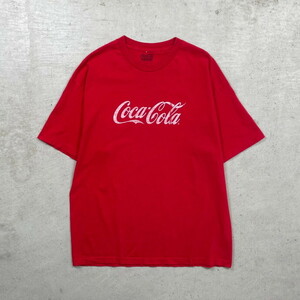 Coca-Cola コカ・コーラ アドバタイジング 企業ロゴ プリントTシャツ メンズL