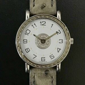 HERMES エルメス 腕時計 ゴールド セリエ 315588L 不動 比較的美品 ゴールド×シルバー