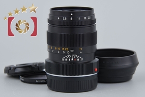 【中古】MINOLTA ミノルタ M-ROKKOR 90mm f/4 ライカMマウント