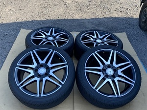 メルセデスベンツ W204 Cクラス AMG 純正 18×7.5J 112-5H+47 18×8.5J 112-5H+54 66.5Φ 中古アルミホイール 4本 メルセデス W204 等