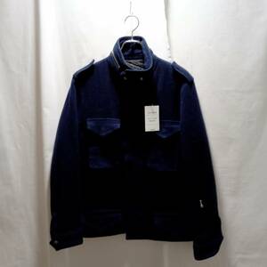 SOPHNET. M-65 WOOL JACKET ミリタリージャケット M ブルー ソフネット 店舗受取可