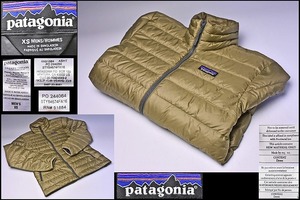 Patagonia パタゴニア ★ ダウンセーター ★ XSサイズ 黄土色とゴールドの中間色 ★P244064 / STY84674FA16 / RN#51884