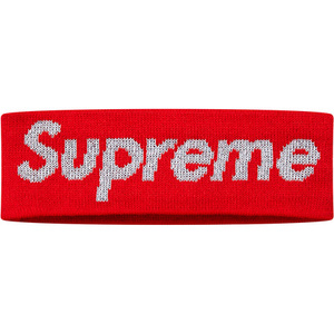 希少★新品本物【赤】★New Era Reflective Logo Headband Box ニューエラ リフレクティブ ロゴ ヘッドバンド 正規店購入 Supreme 2016A/W