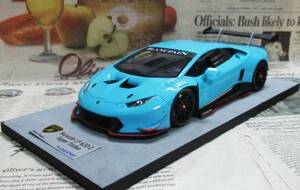 ☆絶版☆LOOKSMART*1/18*Lamborghini Huracan LP 620-2 Super Trofeo ベイビーブルー≠BBR,MR