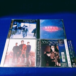 ☆良品☆ WANDS アルバム CD 4枚 セット まとめて｜WANDS｜時の扉｜Little Bit…｜PIECE OF MY SOUL｜ワンズ 上杉昇 柴崎浩 木村真也 廃盤